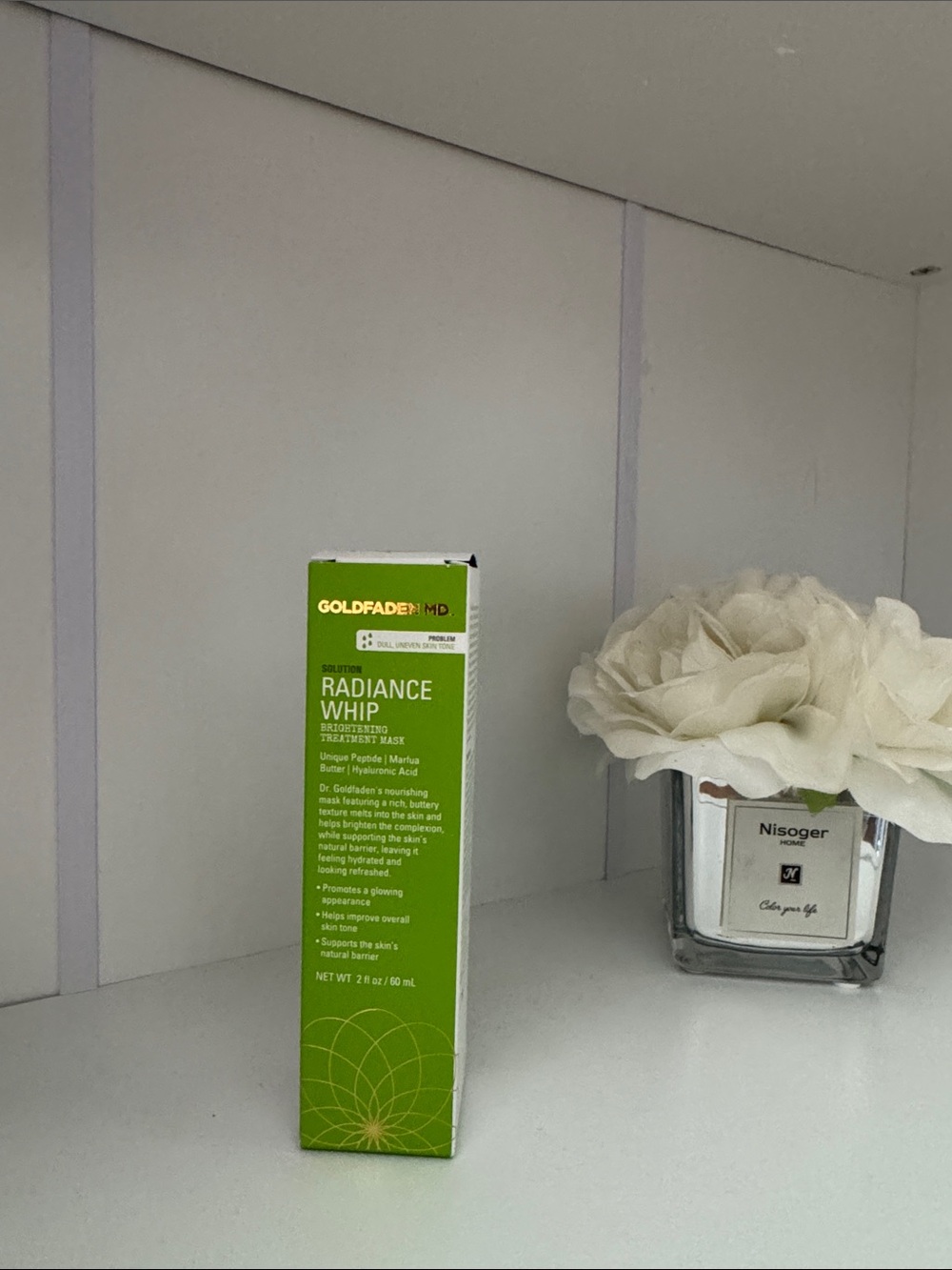 Goldfaden MD Radiance Whip Brightening Mask — Green
